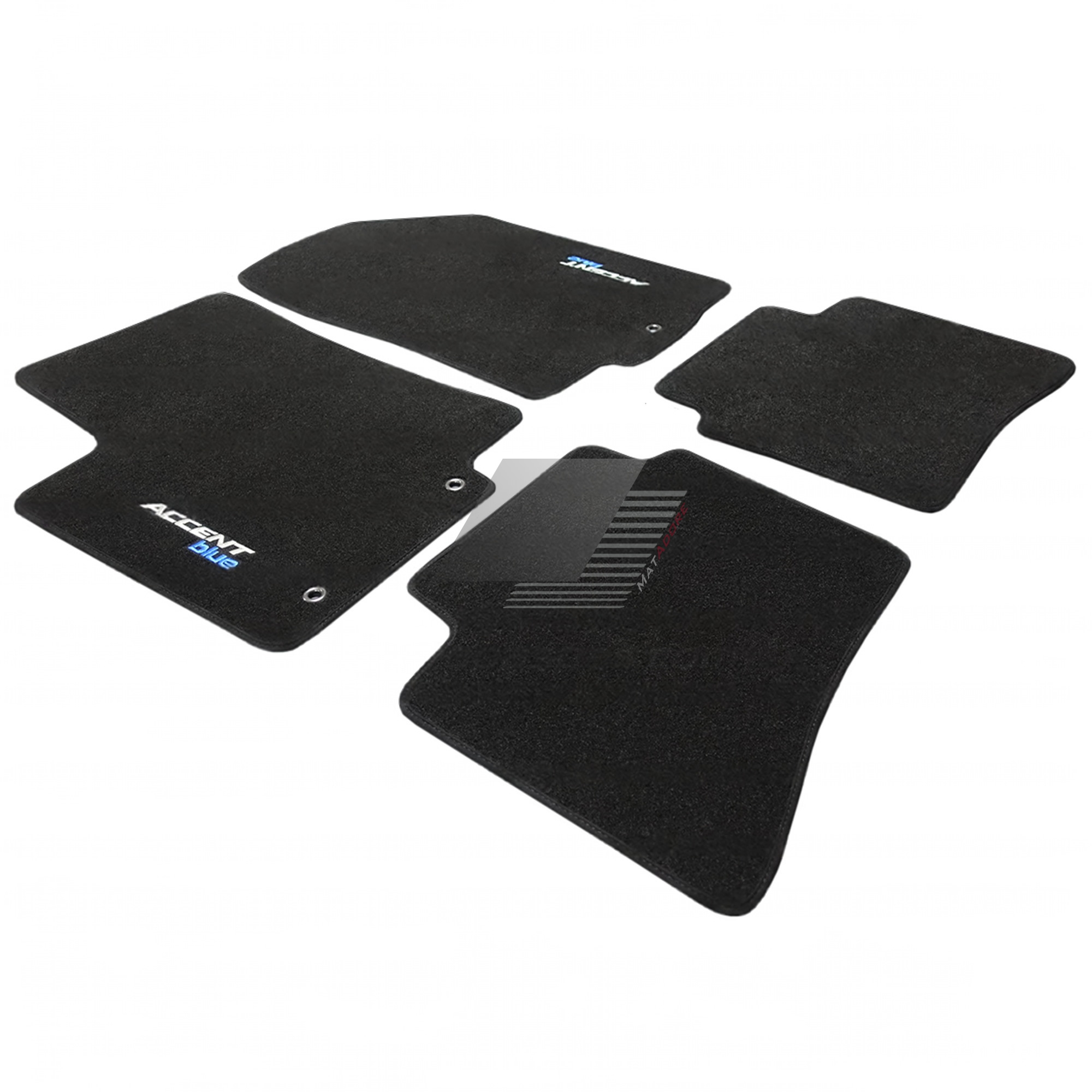 Hyundai Accent Blue Floor Mats 2011 Onwards #ACCENT Blue